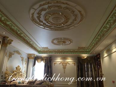 Trang trí nội thất đẹp nên lựa chọn sơn nhũ vàng nhũ bạc Dịch Hồng Hawa