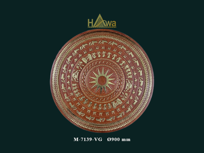Mâm trần 900 gỗ dát vàng (M-7139-VG)