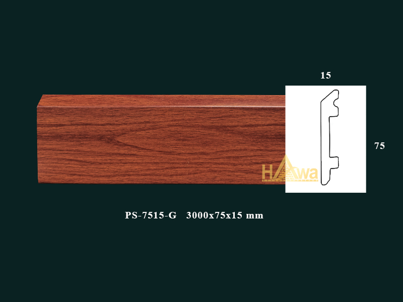 Chỉ nẹp 75 gỗ (PS-7515-G)