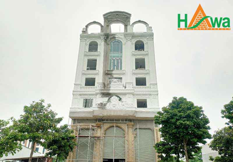 công trình phào chỉ thạch cao Dabaco