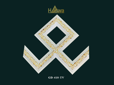 Góc đơn chỉ 40 trắng dát vàng (GD-410-TV)