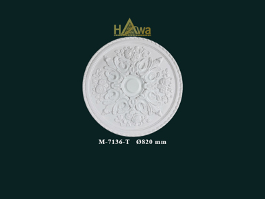 Mâm trần 820 trắng  (M-7136-T)