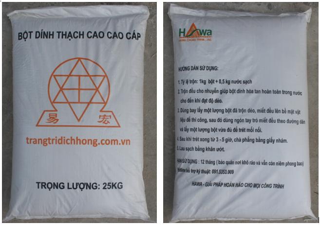 Keo dính thạch cao Dịch Hồng